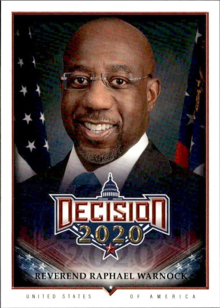Reverend Raphael Warnock 2020 Leaf Decision Series 2 #509 Other Non-Sport Trading Card - Front 2020 Leaf Decision Series 2 Reverend Raphael Warnock #509 other non-sport trading card front