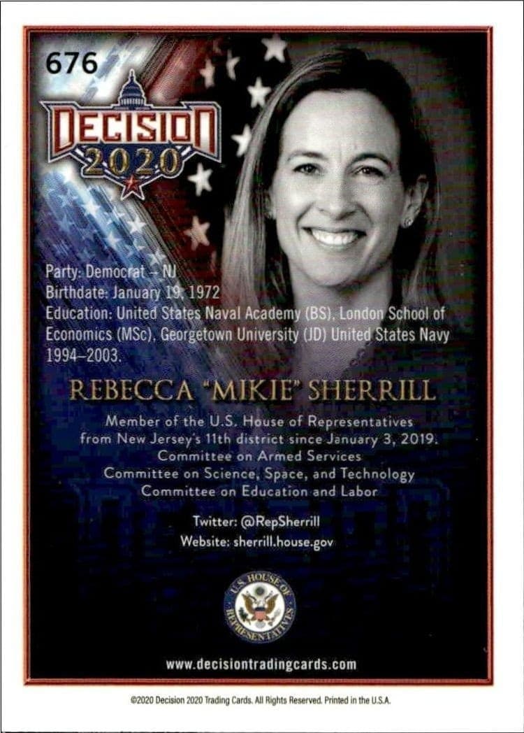 Rebecca "Mikie" Sherrill - Back