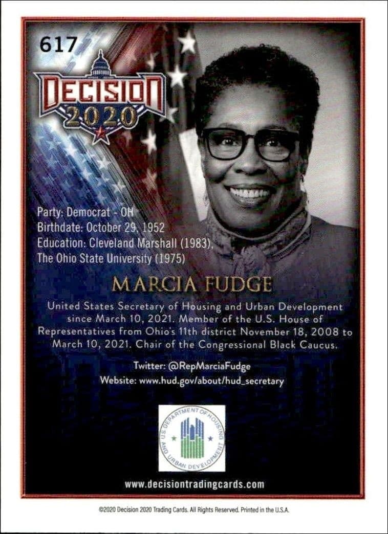Marcia Fudge - Back