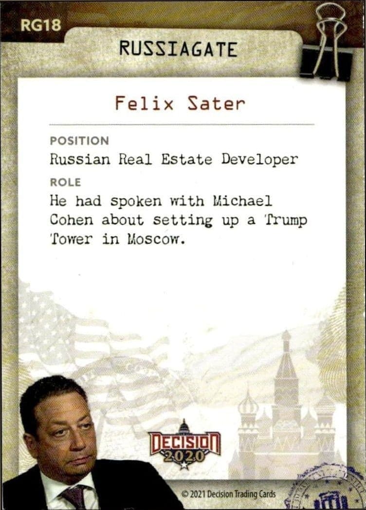 Felix Sater - Back
