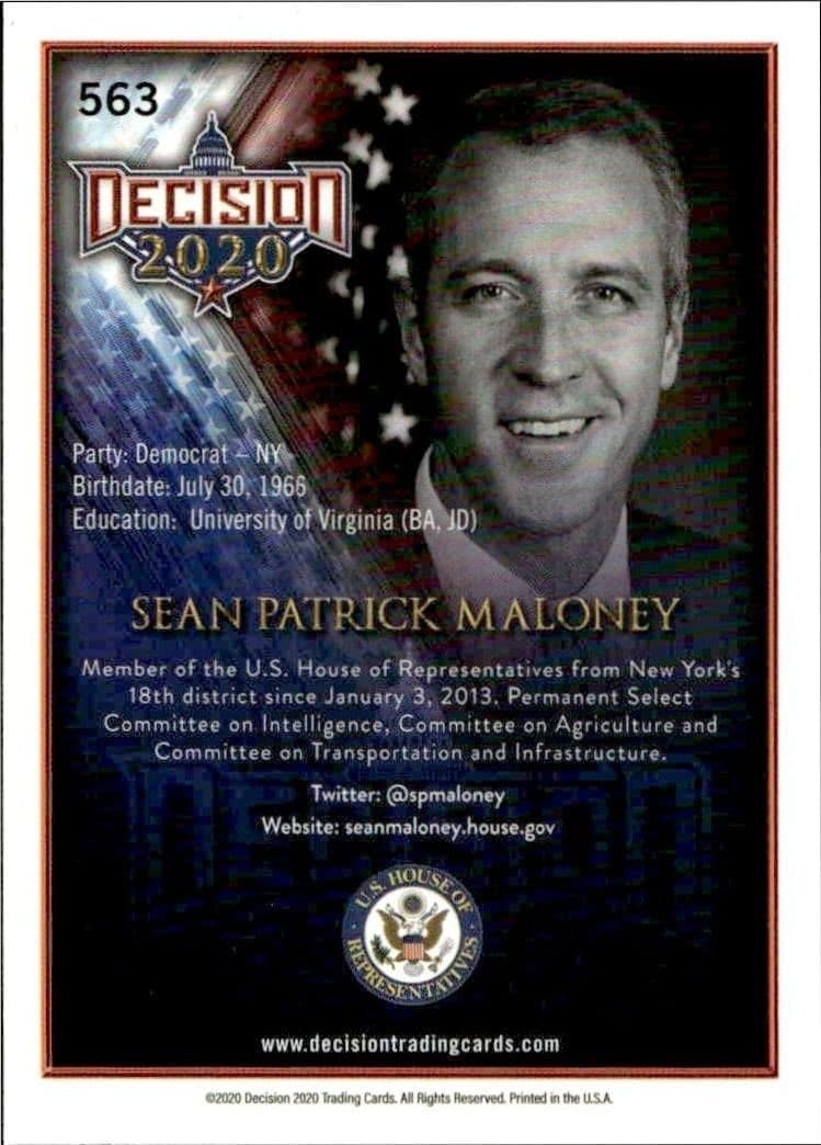 Sean Patrick Maloney - Back