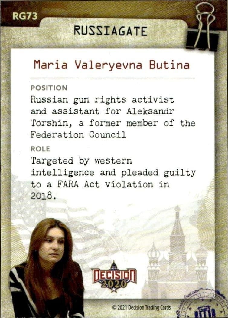 Maria Valeryevna Butina - Back