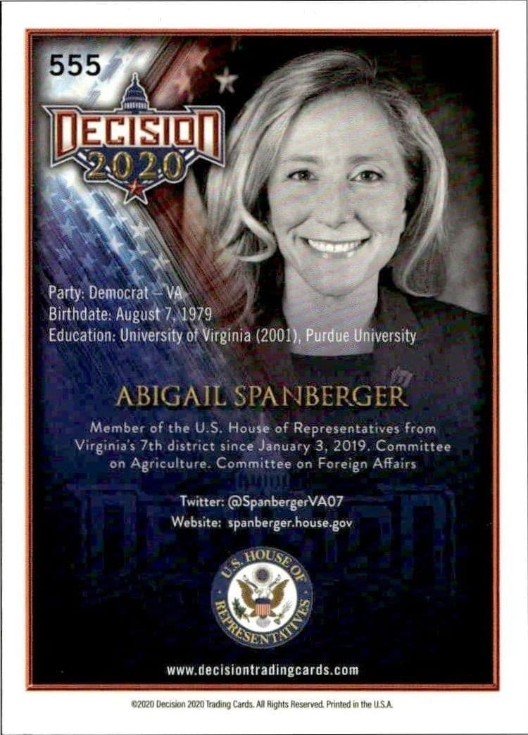Abigail Spanberger - Back