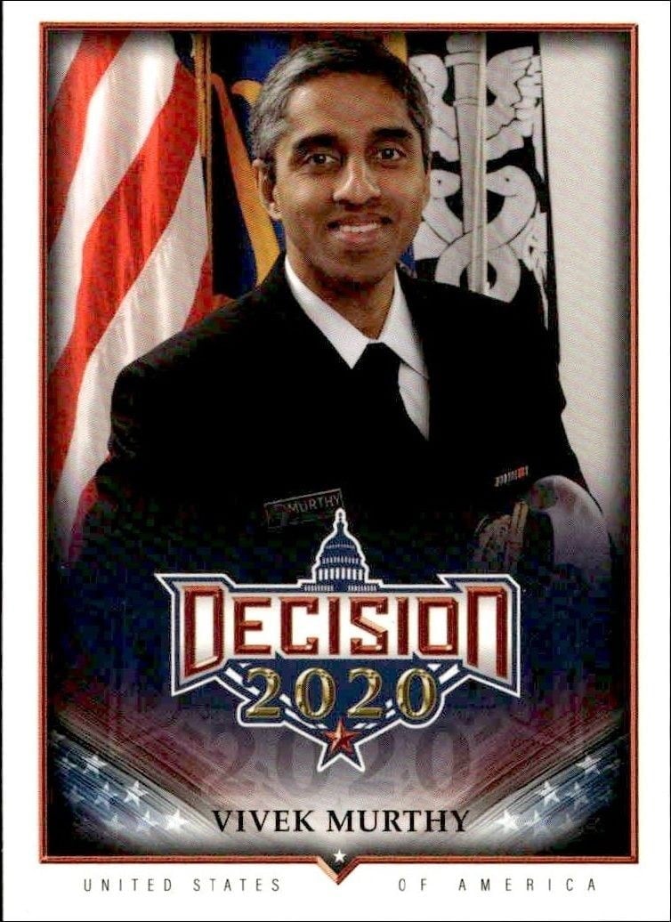 Vivek Murthy 2020 Leaf Decision Series 2 #642 Other Non-Sport Trading Card - Front 2020 Leaf Decision Series 2 Vivek Murthy #642 other non-sport trading card front