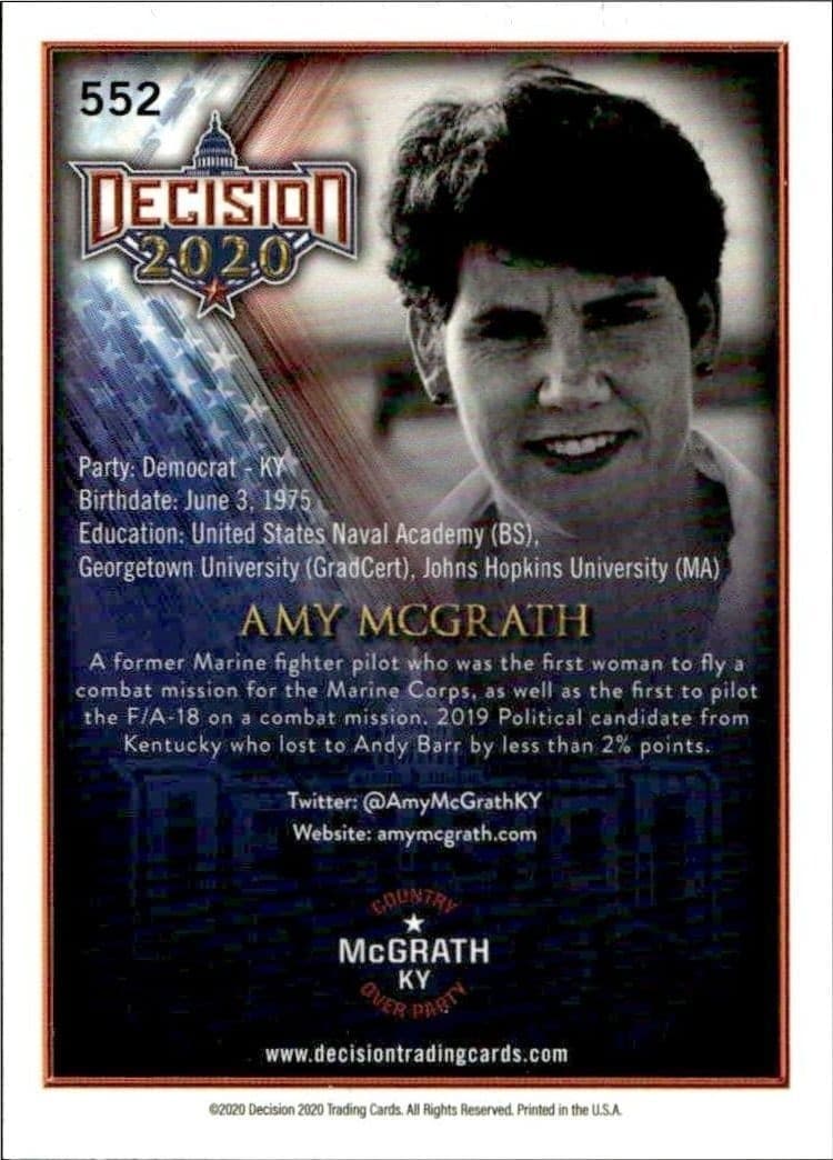 Amy McGrath - Back
