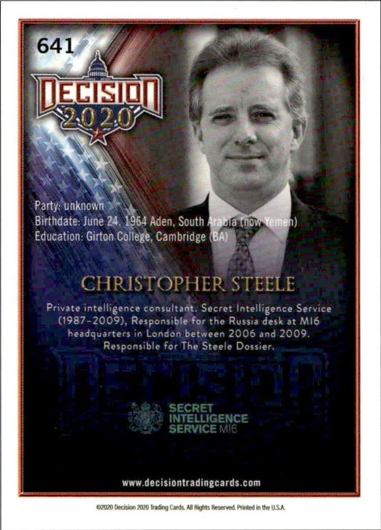 Christopher Steele - Back