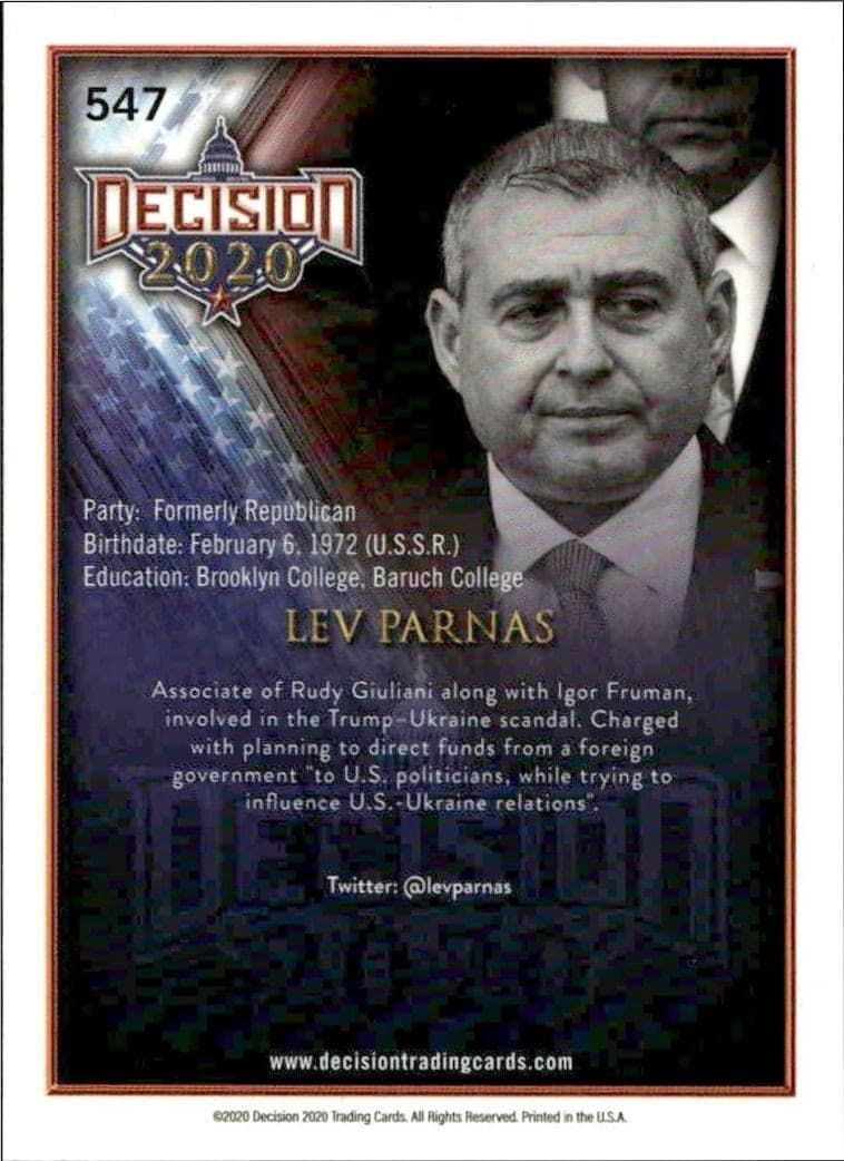Lev Parnas - Back