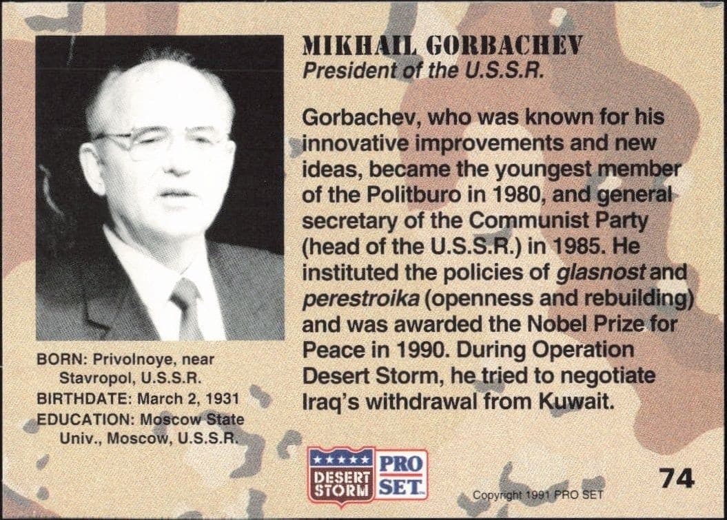 Mikhail Gorbachev - Back