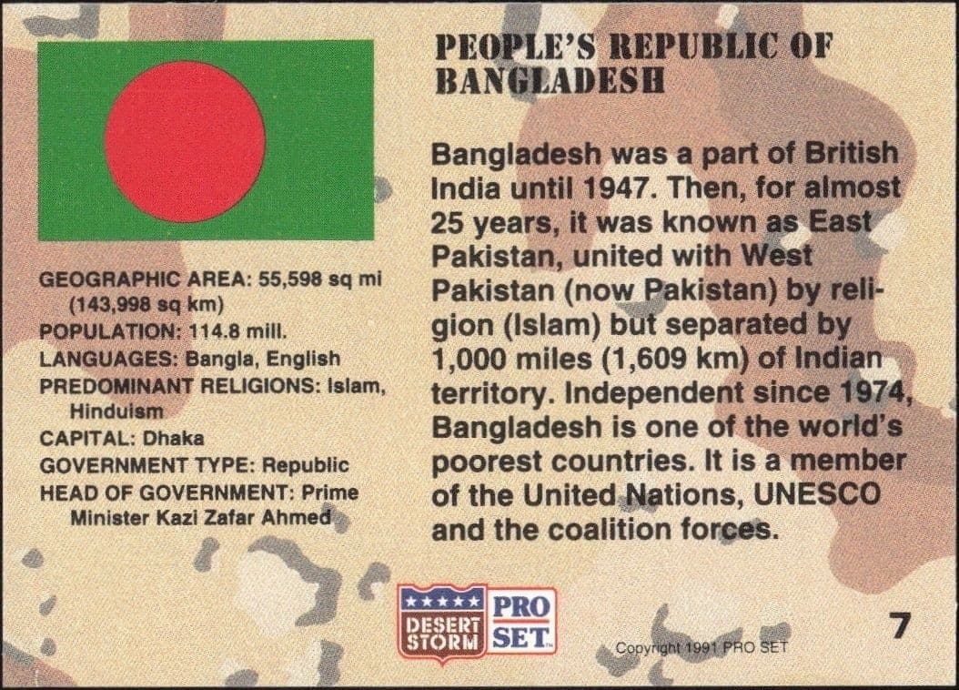 People's Republic Of Bangladesh - Back