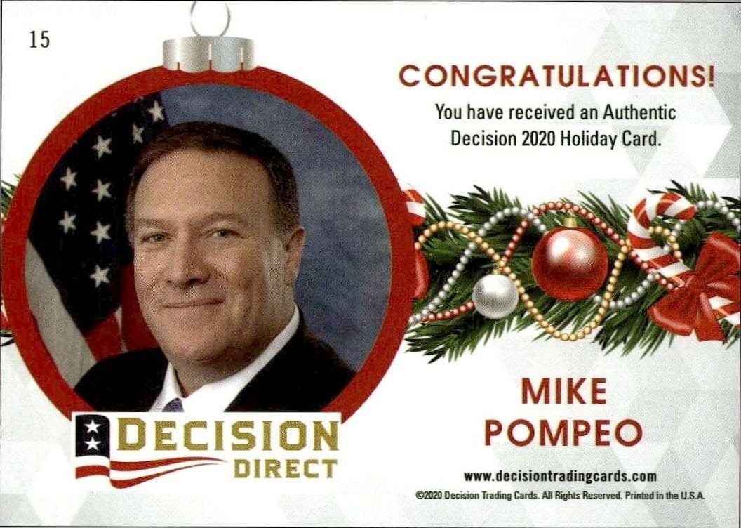 Mike Pompeo - Back