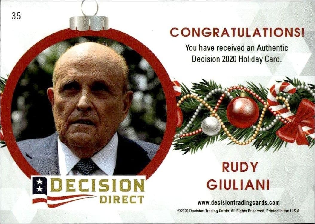 Rudy Giuliani - Back