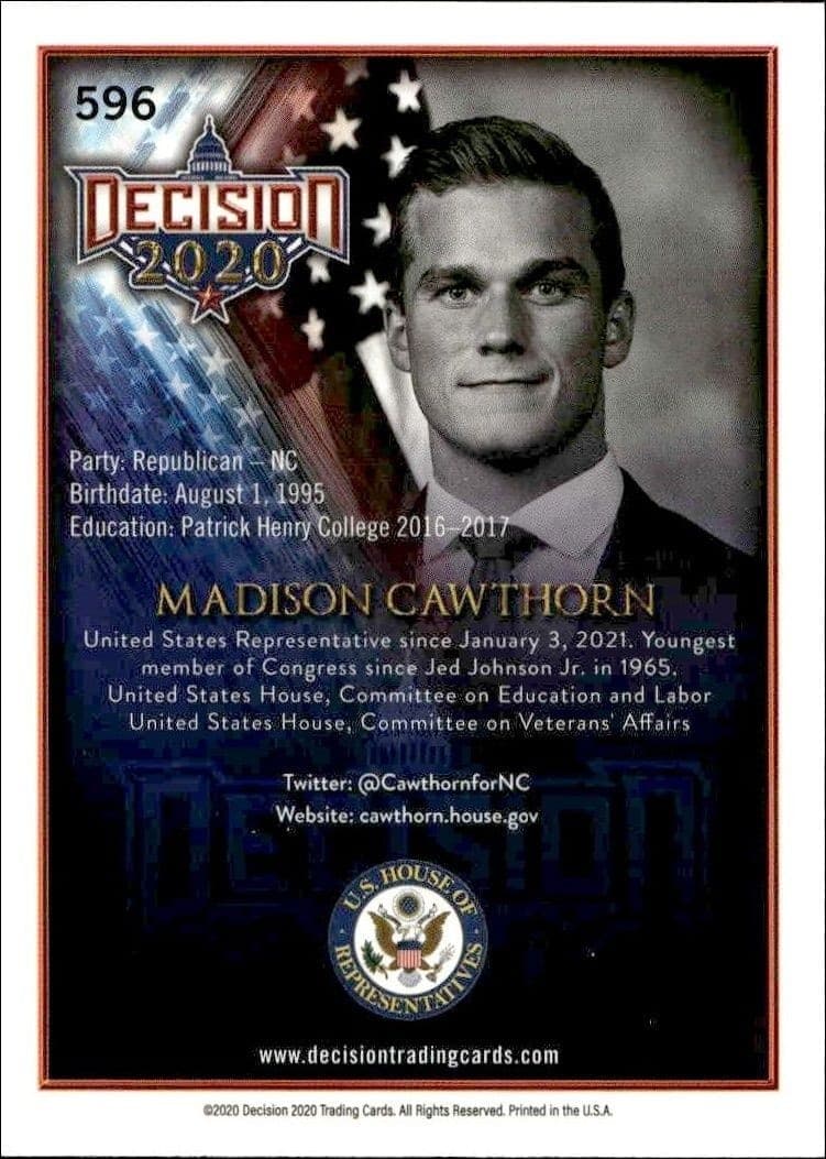 Madison Cawthorn - Back