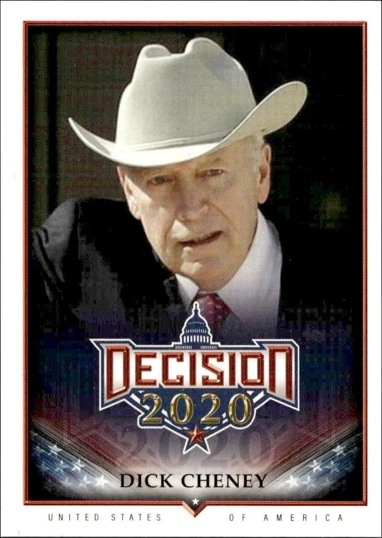 2020 Leaf Decision Series 2 Richard B. Cheney #528 trading card
