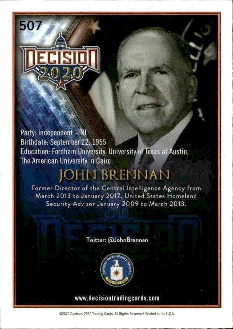 John Brennan - Back
