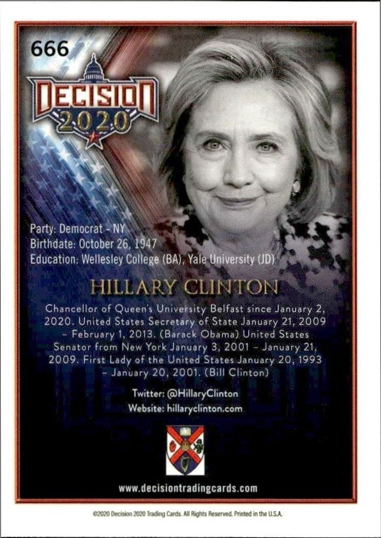Hillary Clinton - Back