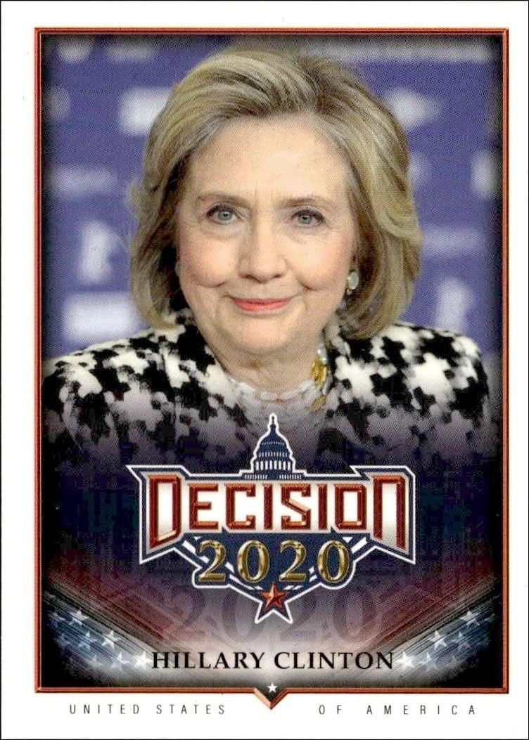 2021 Leaf Decision Series 2 Hillary Clinton #666 trading card