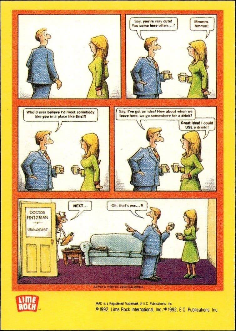 Mad No. 282 (Oct. 1988) - Back
