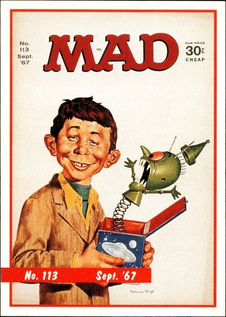 1992 Lime-Rock Mad Magazine Mad No. 113 (Sept. '67) #4B trading card