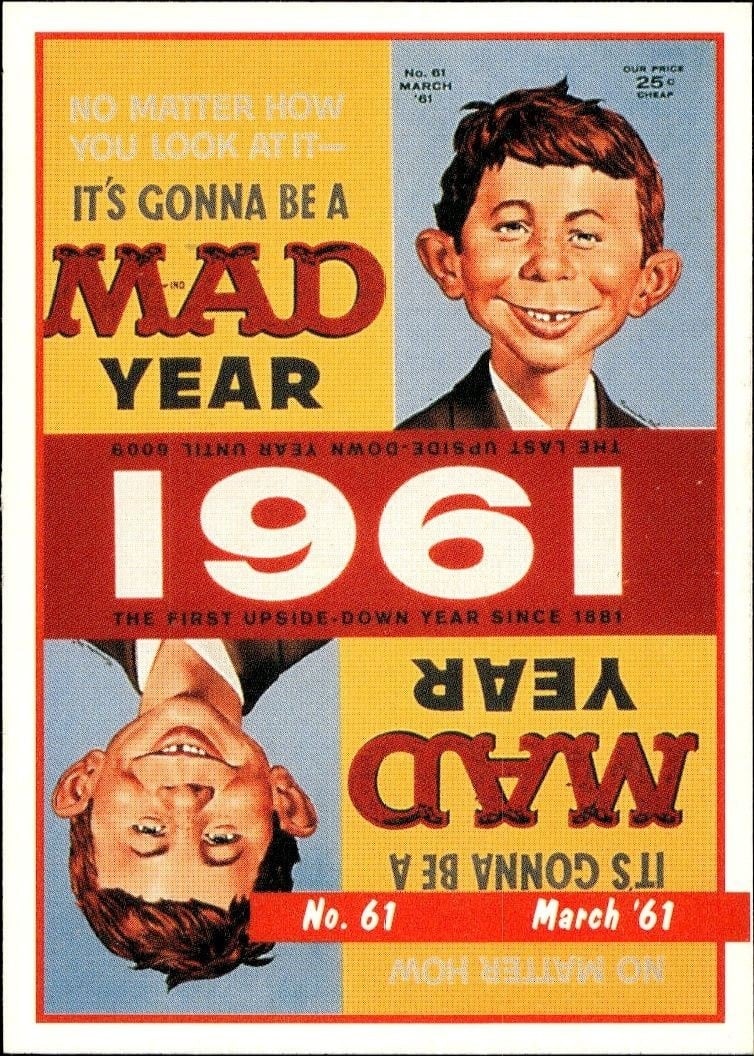 1992 Lime-Rock Mad Magazine Mad No. 61 (March '61) #61 trading card