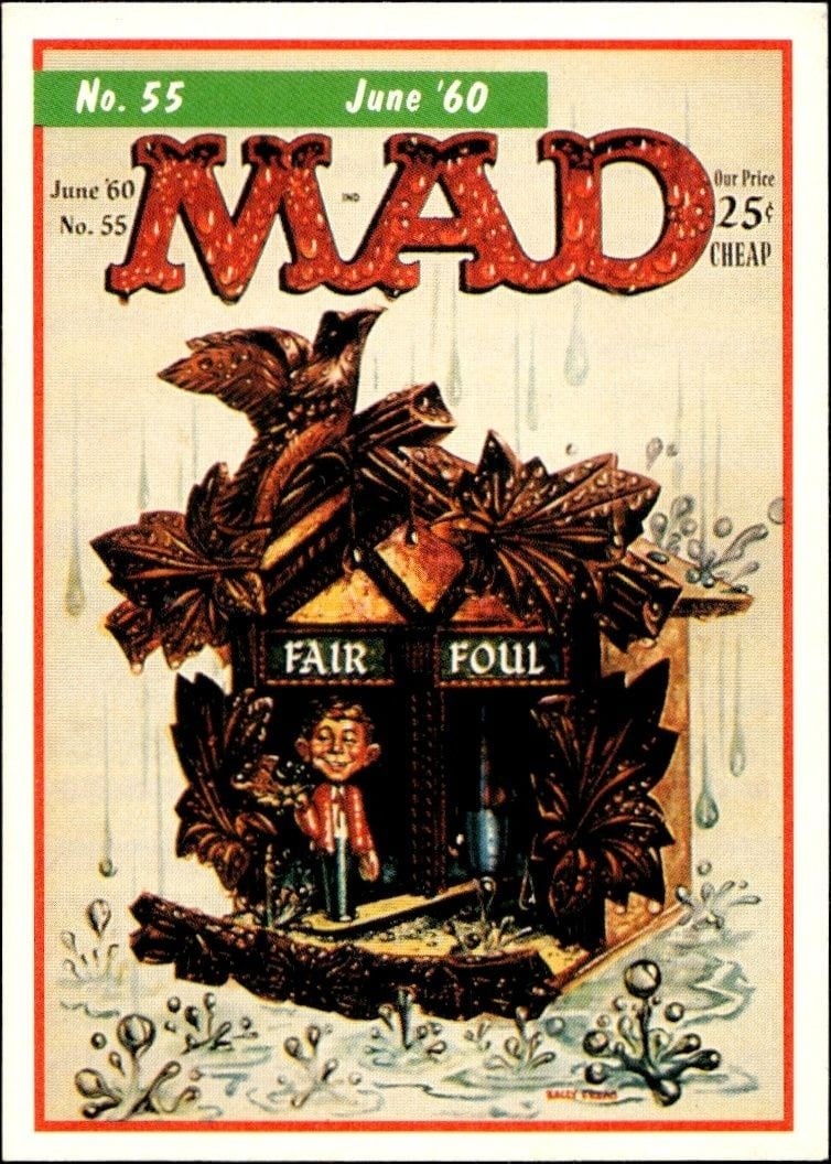 1992 Lime-Rock Mad Magazine Mad No. 55 (June '60) #55 trading card