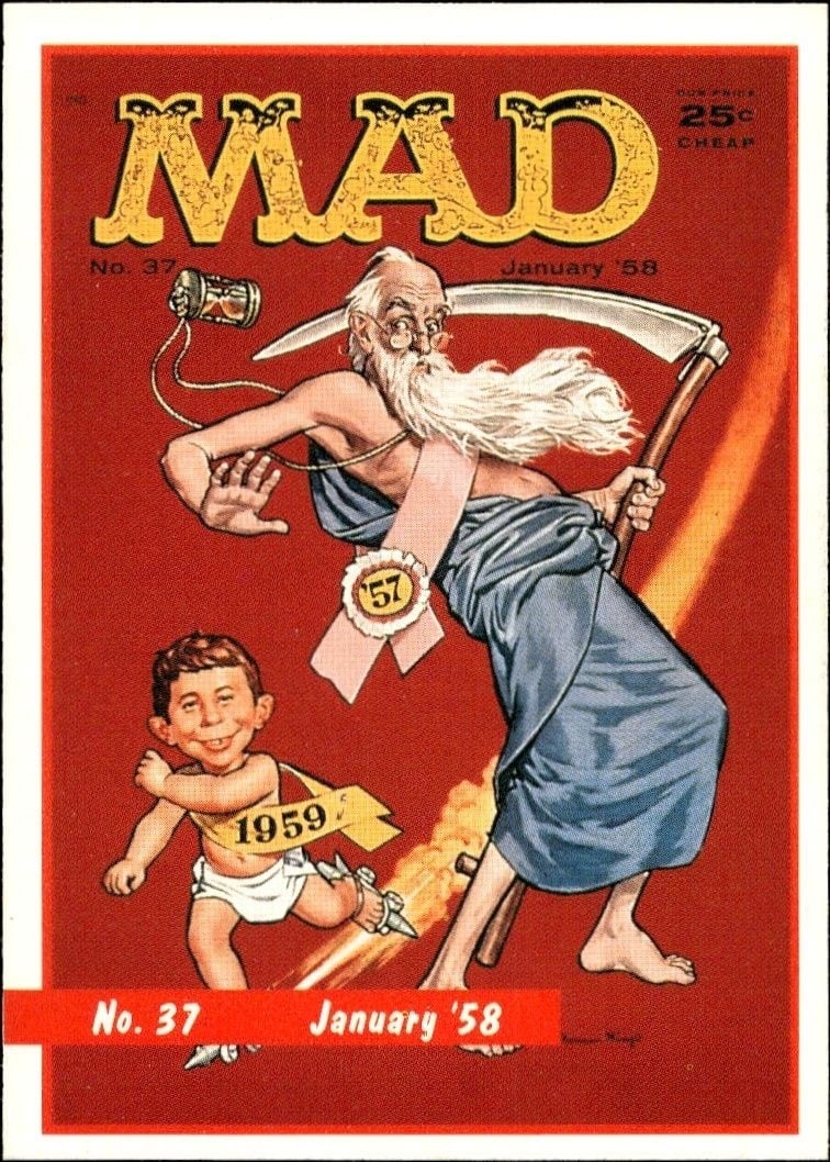 1992 Lime-Rock Mad Magazine Mad No. 37 (January '58) #37 trading card