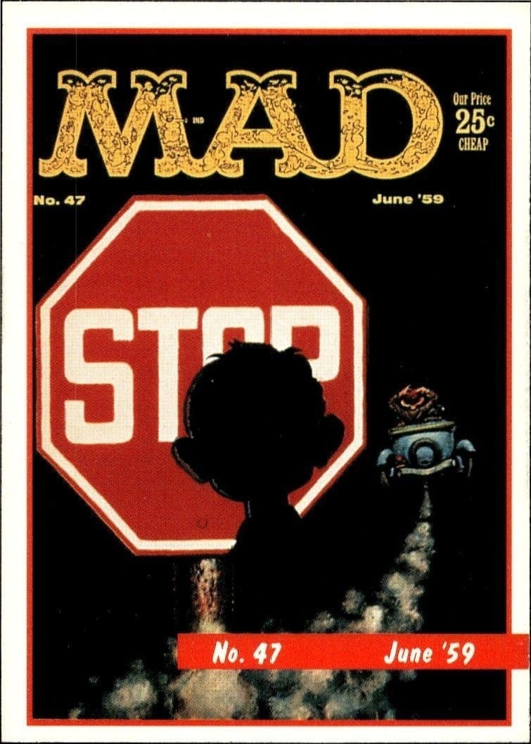 1992 Lime-Rock Mad Magazine Mad No. 47 (June '59) #47 trading card