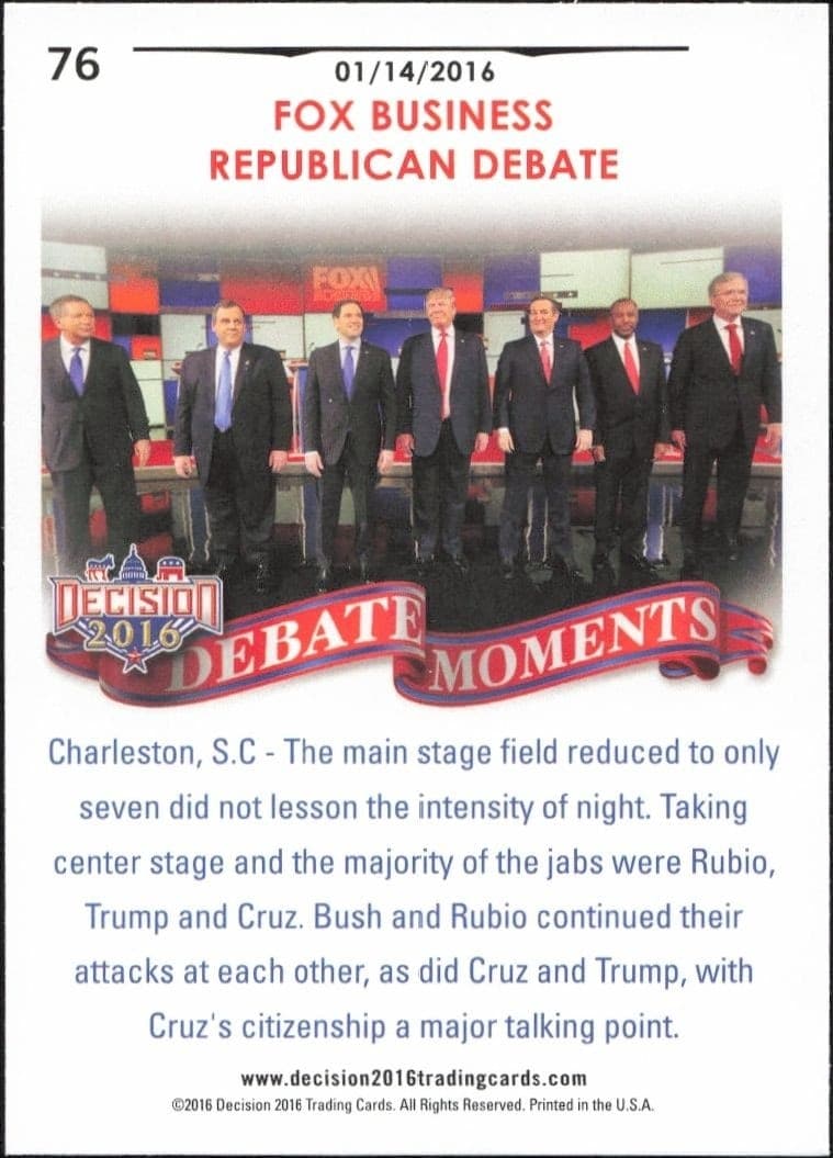 January 14, 2016 Debate - Back