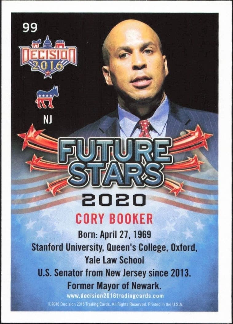 Cory Booker - Back