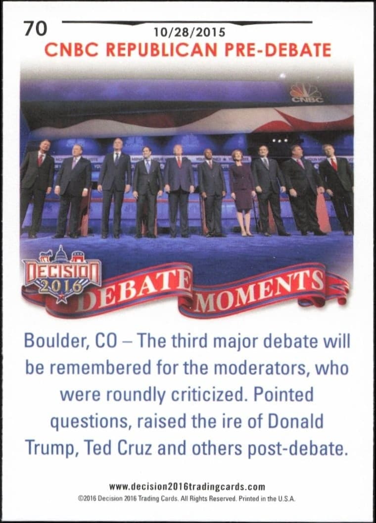 October 28, 2015 Debate - Back