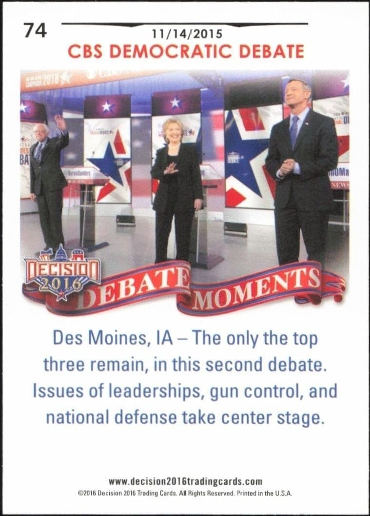 November 14, 2015 Debate - Back