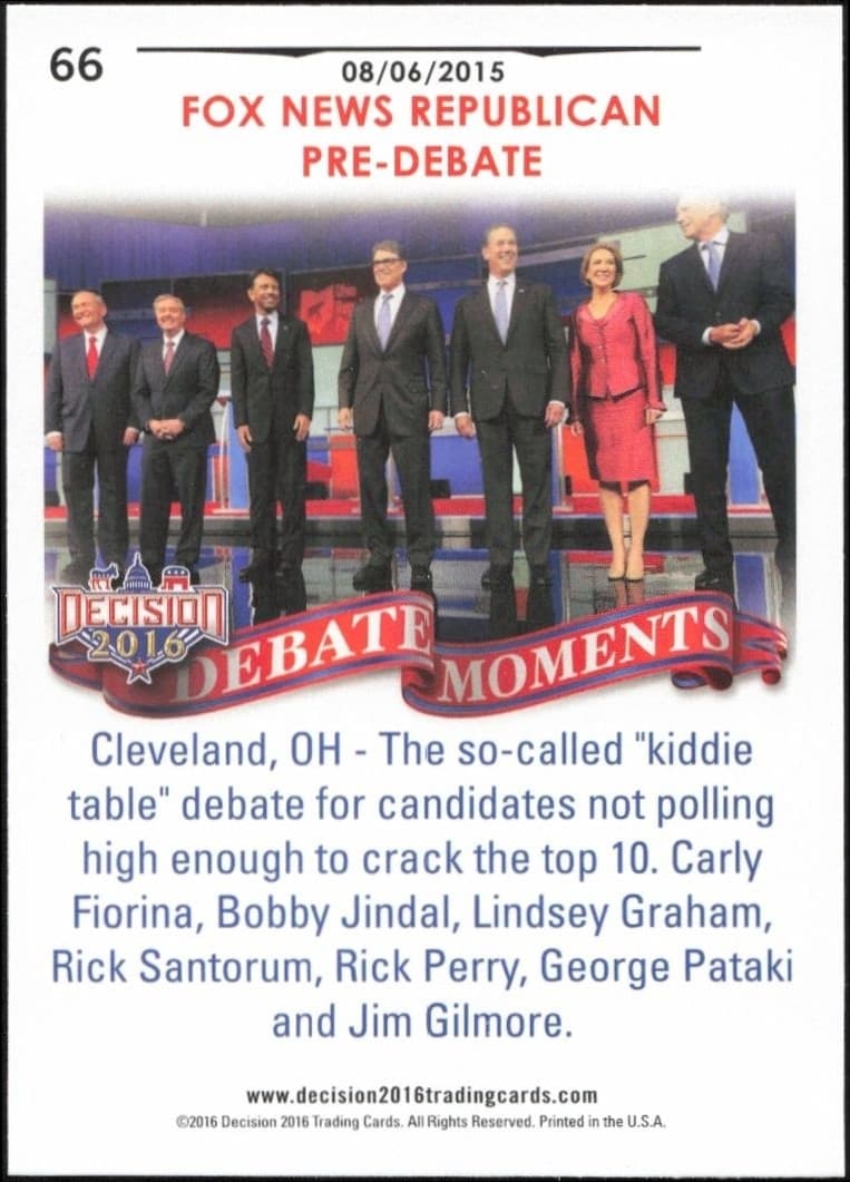 August 6, 2015 Debate - Back