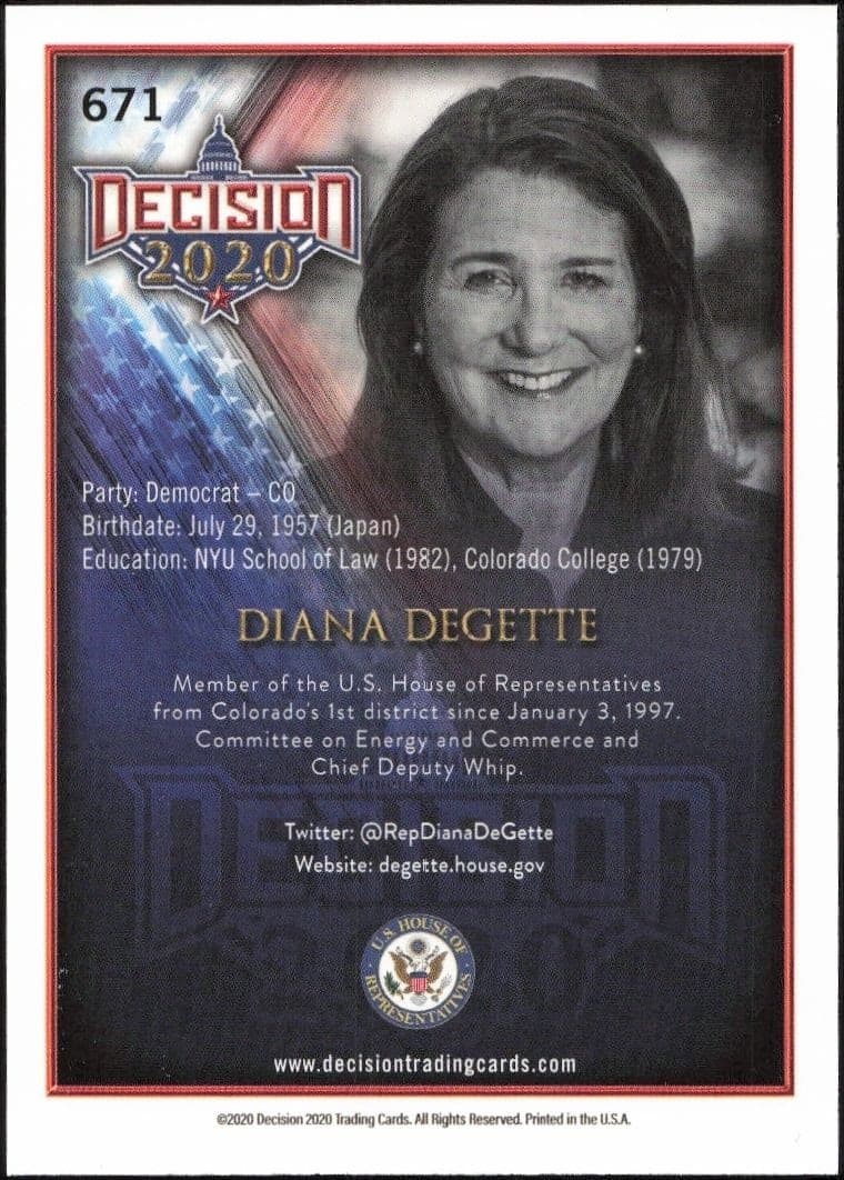 Diana Degette - Back