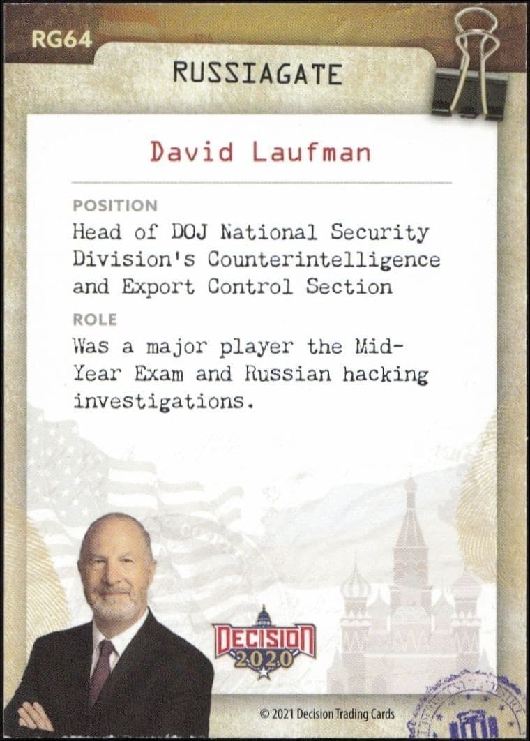 David Laufman - Back