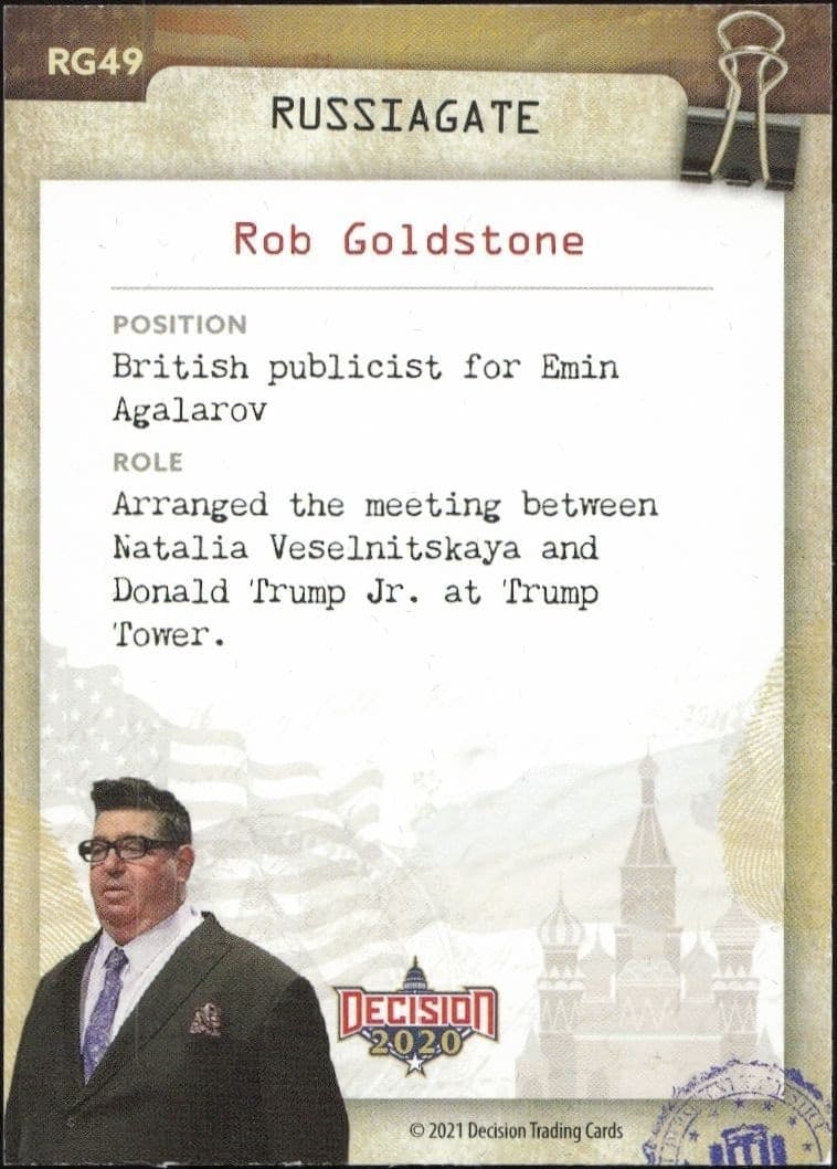 Rob Goldstone - Back