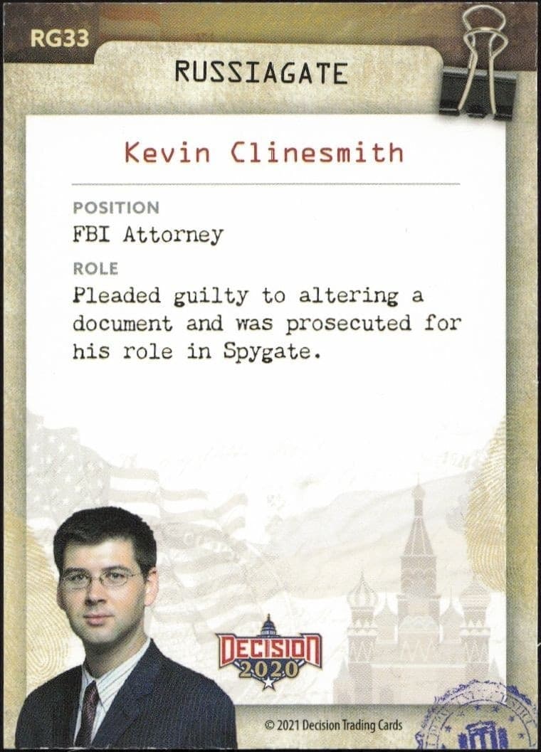 Kevin Clinesmith - Back