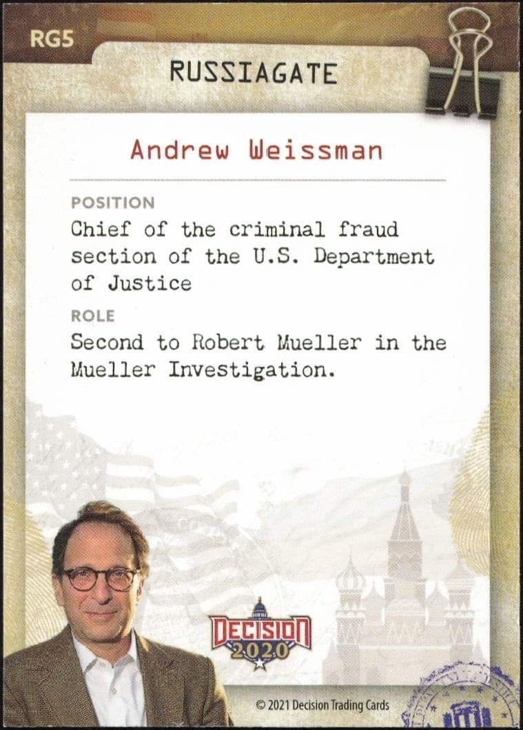 Andrew Weissman - Back