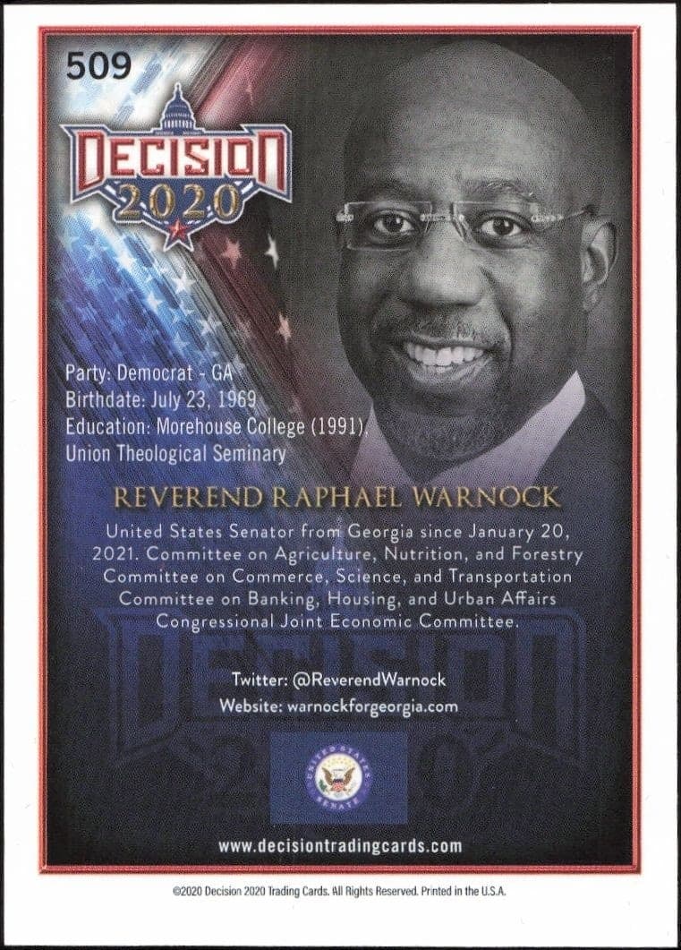 Raphael Warnock - Back