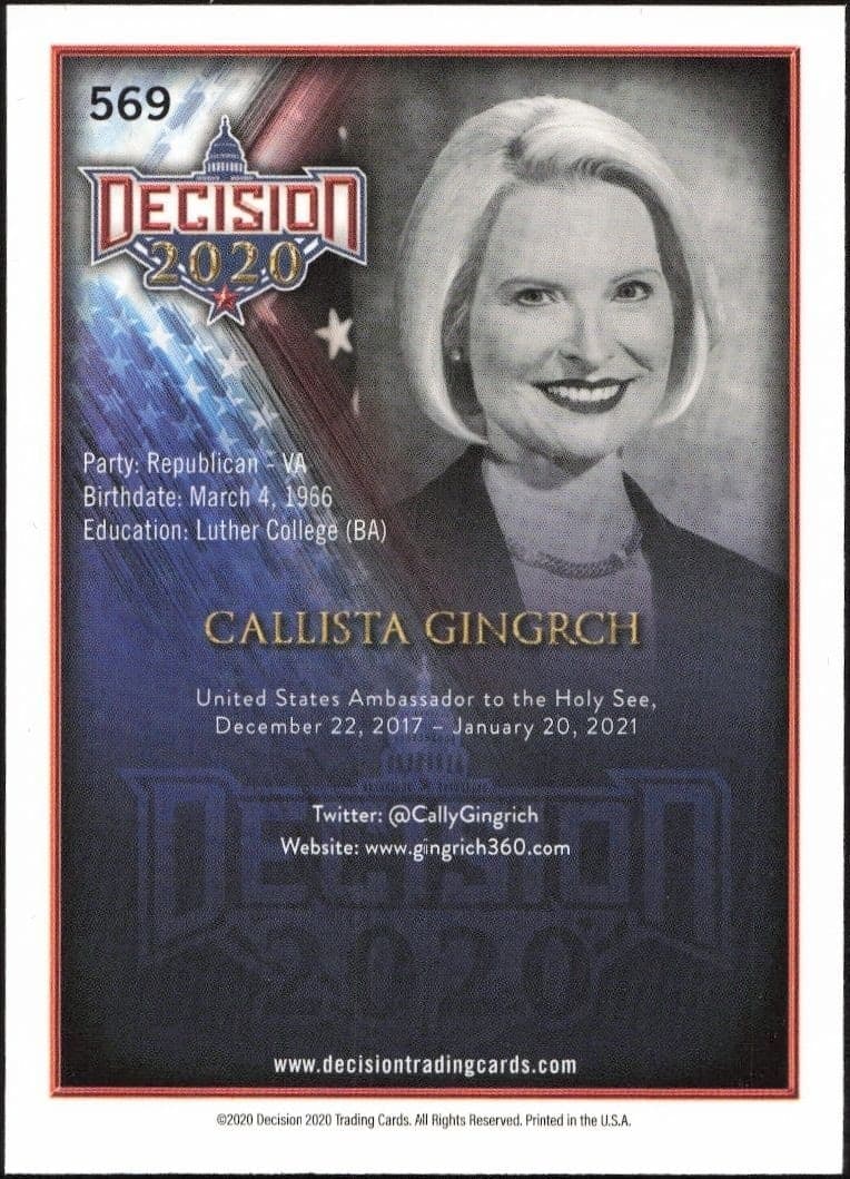 Callista Gingrich - Back