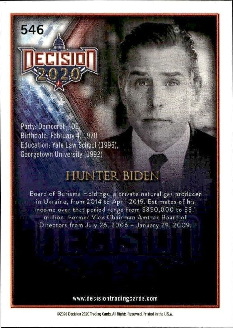 Hunter Biden - Back