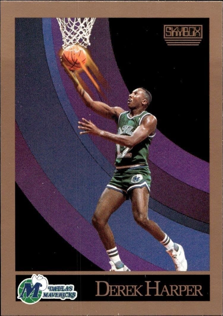 1990-91 Skybox Derek Harper #64 trading card