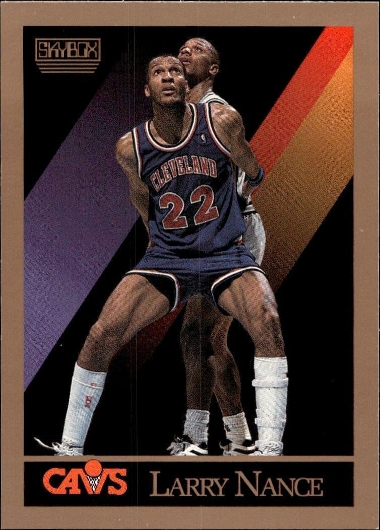 1990-91 Skybox Larry Nance #55 trading card
