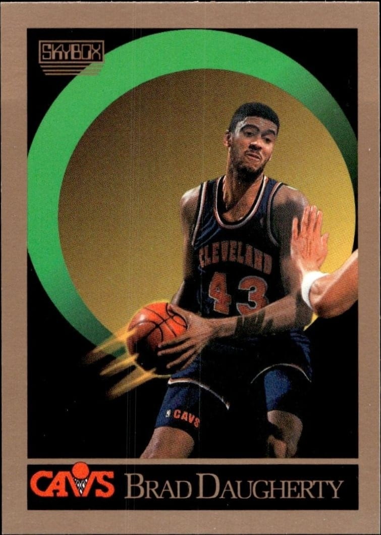 1990-91 Skybox Brad Daugherty #50 trading card