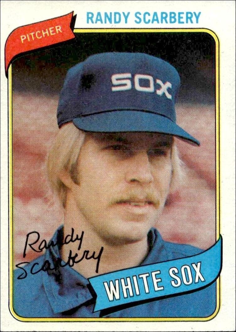 Randy Scarbery 1980 Topps Randy Scarbery #291 baseball trading card front