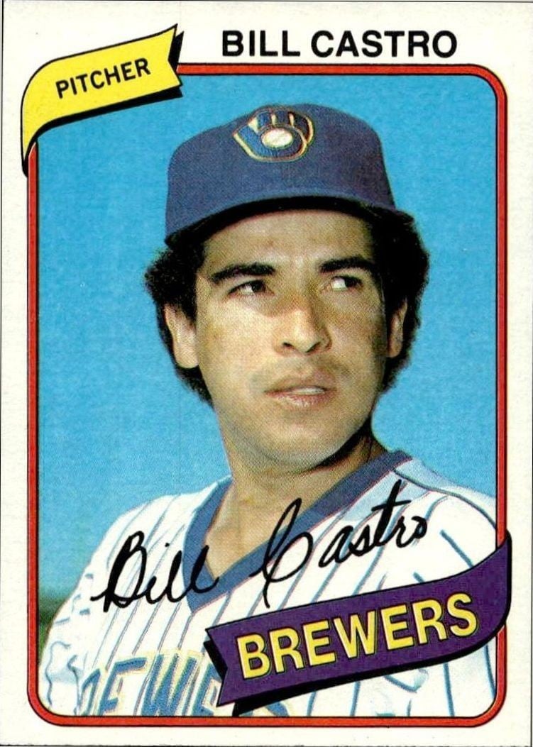 Bill Castro 1980 Topps Bill Castro #303 baseball trading card front