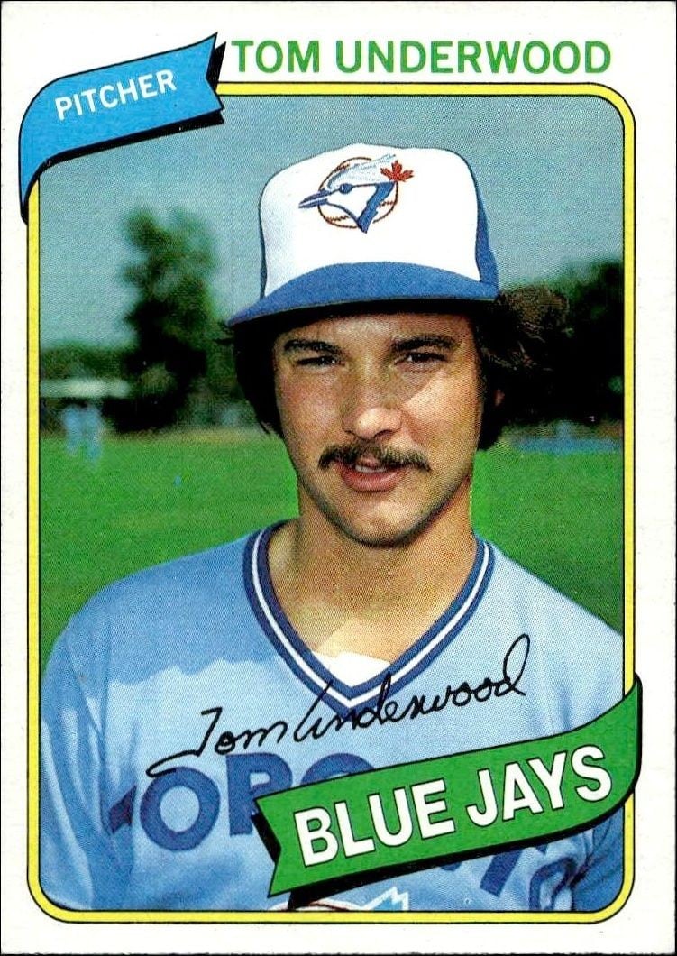 Tom Underwood 1980 Topps Tom Underwood #324 baseball trading card front