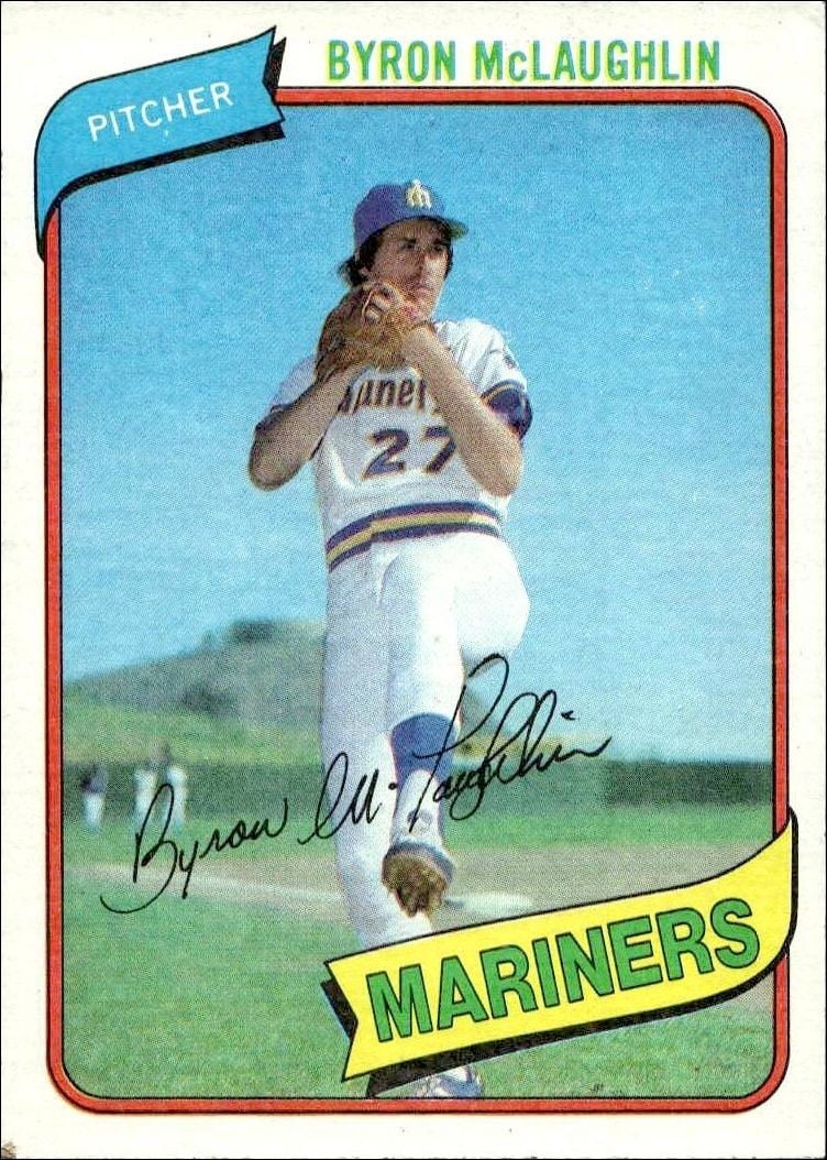 Byron McLaughlin 1980 Topps Byron McLaughlin #197 baseball trading card front