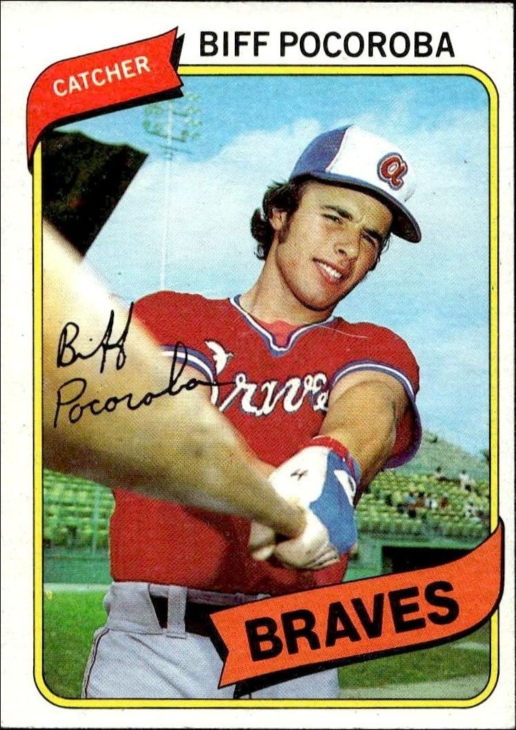 Biff Pocoroba 1980 Topps Biff Pocoroba #132 baseball trading card front