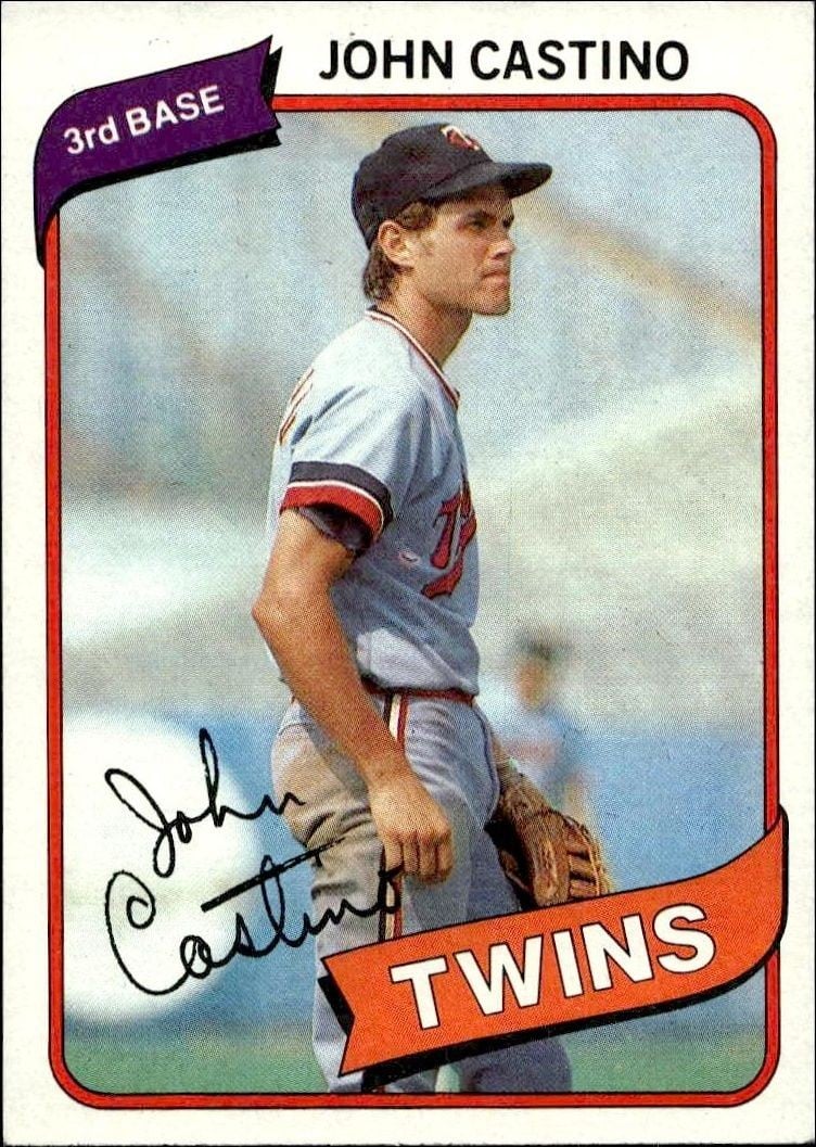 John Castino 1980 Topps John Castino #137 baseball trading card front