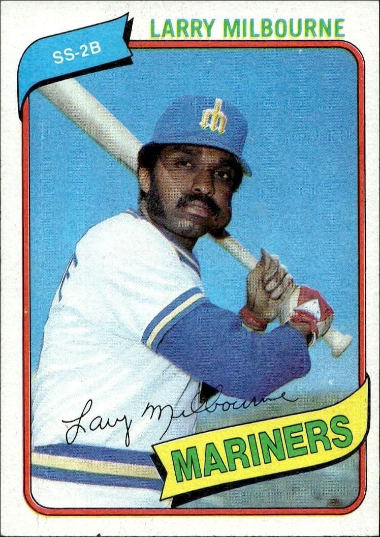 Larry Milbourne 1980 Topps Larry Milbourne #422 baseball trading card front