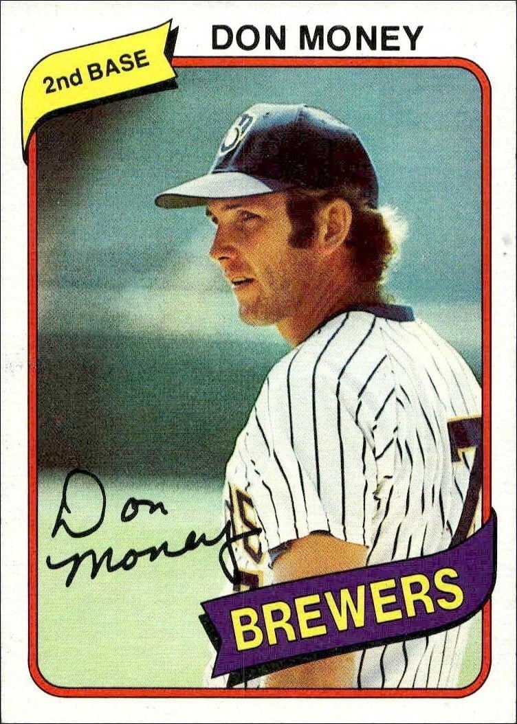 Don Money 1980 Topps Don Money #595 baseball trading card front